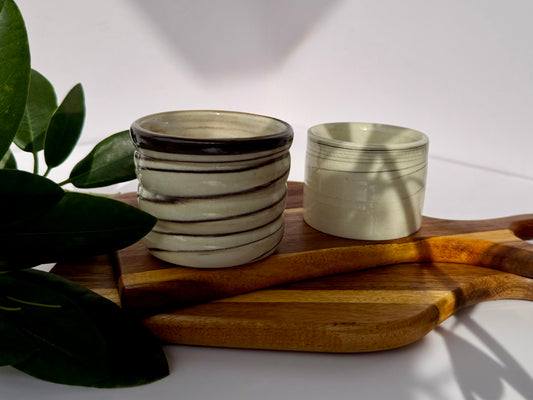 Marmor Cup bubble & boxy (light inside)