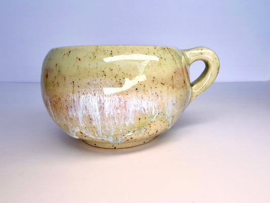 Cup mit Henkel „All clear“ with a bit of turquoise 