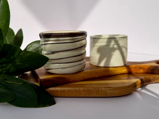 Marmor Cup bubble & boxy (light inside)