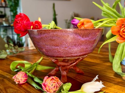 Große Bowl mit Reibe „Burgundy Love“