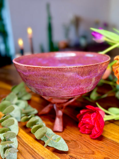 Große Bowl mit Reibe „Burgundy Love“